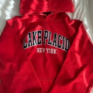 Red Vintage Hoodie